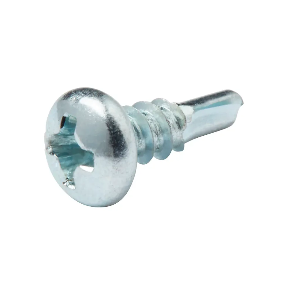Vis zinguée autoperceuses à tête Philips 3,5x9,5 mm, 25 pièces