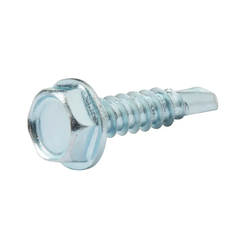 Vis zinguée autoperceuses à tête hexagonale, 4,8x19 mm - 25 pièces