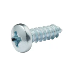 Vis zinguée autoperceuses à tête cylindrique, 4,2x13 mm - 25 pièces