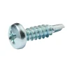 Vis zinguée autoperceuses à tête cylindrique, 4,2x16 mm - 25 pièces