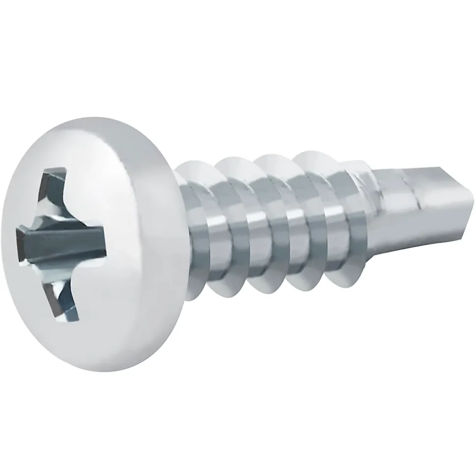 Vis zinguée autoperceuses à tête cylindrique, 3,5x13 mm - 200 pièces