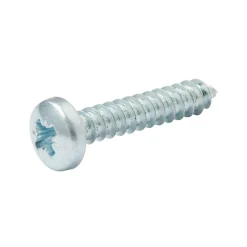Vis zinguée autoperceuses à tête pozidriv 4,8x25 mm, 25 pièces