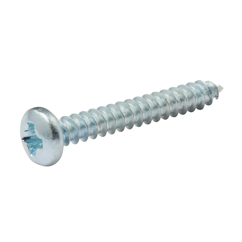 Vis zinguée autoperceuses à tête cylindrique, 3,5x25 mm - 25 pièces