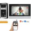 Visiophone antivandale connectée wifi avec digicode et badges