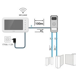 Visiophone connecté Avidsen Elia Smart 7