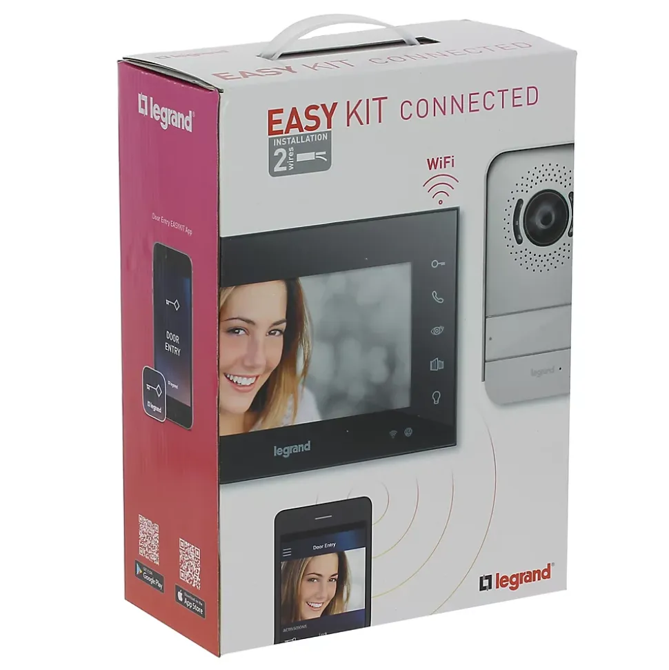 Visiophone connecté Legrand Easy kit écran noir 7"