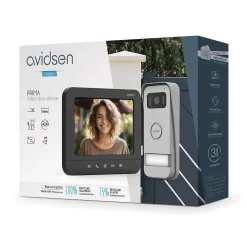 Visiophone couleur - 2 fils - double commande - Avidsen Prima - Avidsen - 112300