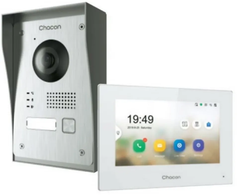 Visiophone couleur filaire connecté Chacon