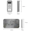 Visiophone couleur filaire effet miroir Avidsen Maya
