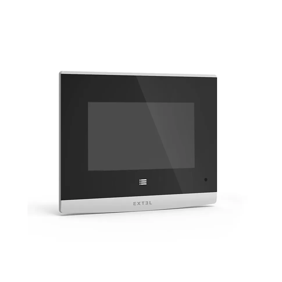 Visiophone filaire écran 4'' et touches tactiles platine de rue 70 mm - Compact - Extel - 720315