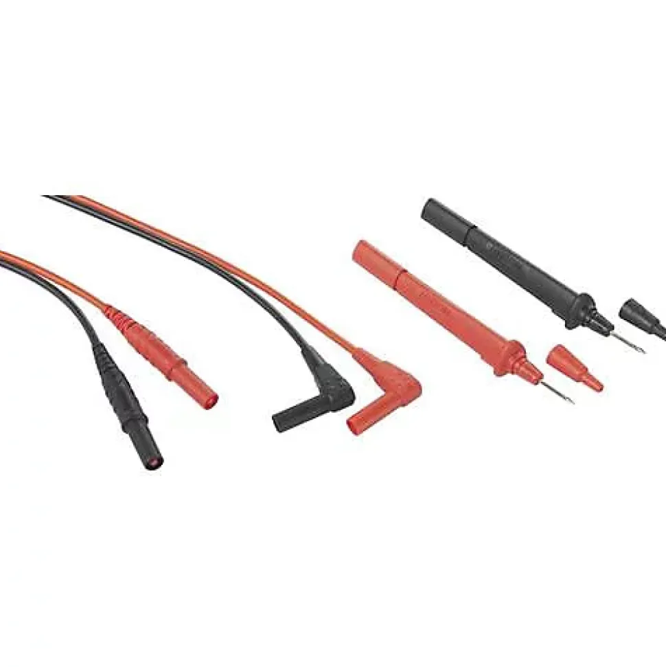 VOLTCRAFT VC801 Cordon de mesure 4 mm avec pointe de test 1,5 m, CAT III 1000 V, 10 A