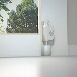 Vérrou de fenêtre coulissante Abus blanc