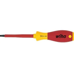 Wiha 321N 00847 Tournevis cruciforme VDE PH1 80 mm, manche SoftFinish isolé 1 000 V