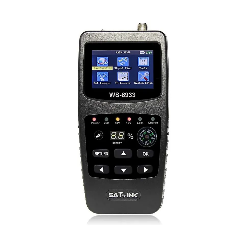WS6933 Pointeur Satellite Réglage Parabole Camping SATLINK