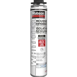 12x Mousse expansive 750ml RUBSON WhiteTeq pistolable isolation thermique et phonique