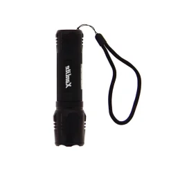 Xanlite - Lampe Torche LED Métallique, x3 Modes d'Eclairage, 600 Lumens, Piles Incluses - TO600M