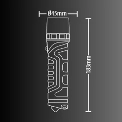 Xanlite - Torche LED à piles, 800 lumens - TO800IP68
