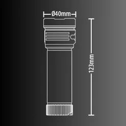 Xanlite - Torche LED rechargeable USB-C, 2500 lumens - TO2500RIP
