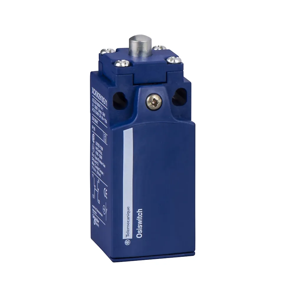Xckn2110p20 Schneider - Interrupteur De Position - Poussoir Métal Vertical - 1no+1nf - Brusque - M20