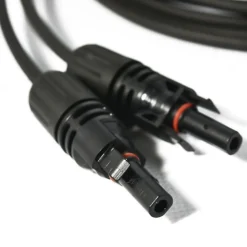 2x0,5m Allonge câble solaire 4mm² - MC4 - (Noir - Noir)